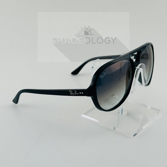 NEW Ray-Ban RB4125 CATS 5000 601/32 Sunglasses Black Frame Grey Gradient 59mm main image 8